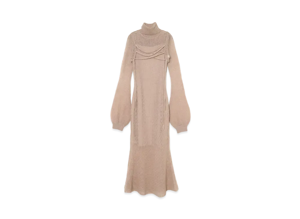 ANDMARY Sophie seethrough knit dress