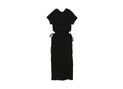 ANDMARY Effie Slit Dress "Black"