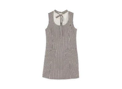 ANDMARY Natalie Check Mini Dress "Black"
