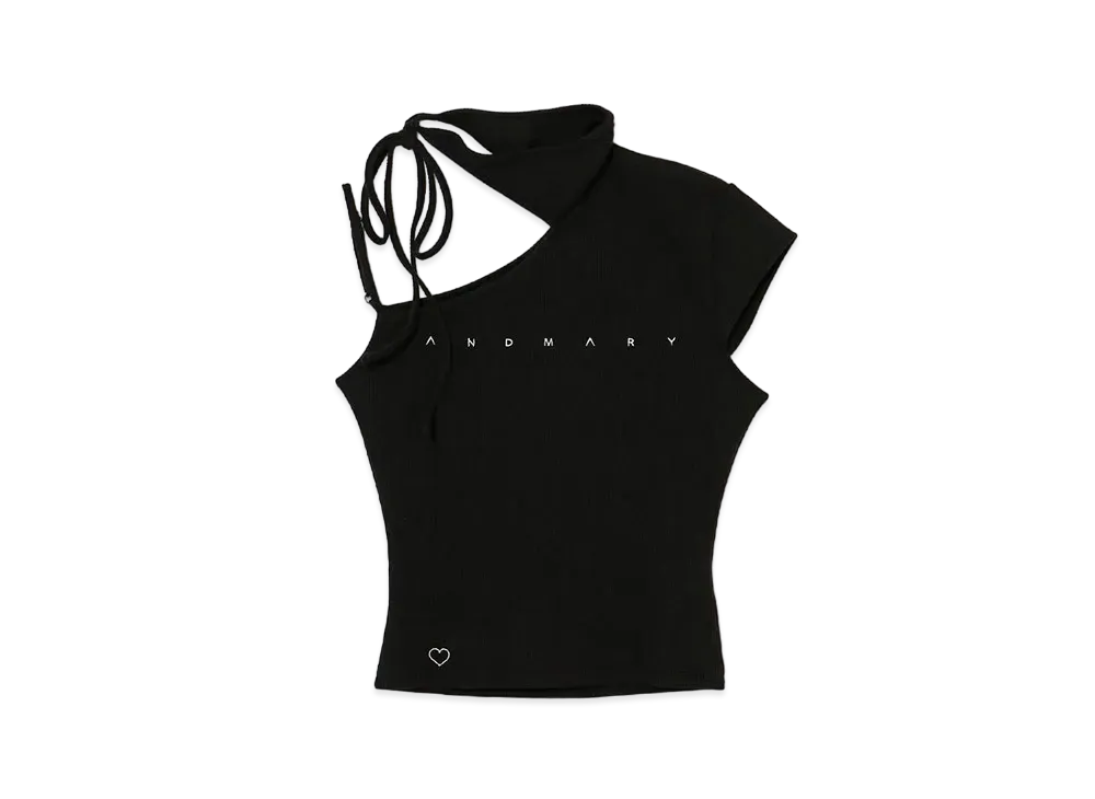 ANDMARY Claire Choker Tops "Black"