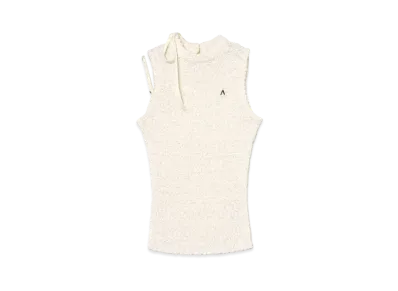 ANDMARY Lotta Ribbon Tops "White"
