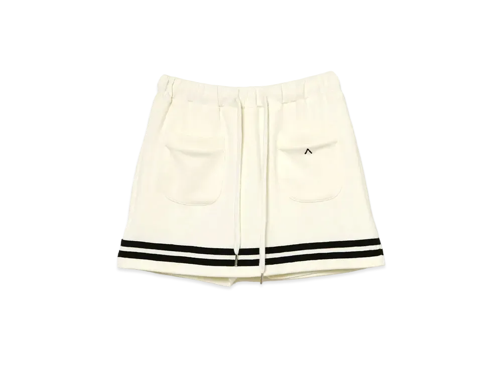 ANDMARY Eve Line Mini Skirt "Ivory"