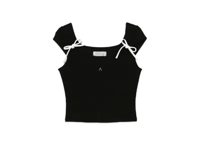 ANDMARY Tina Ribbon Tops "Black"