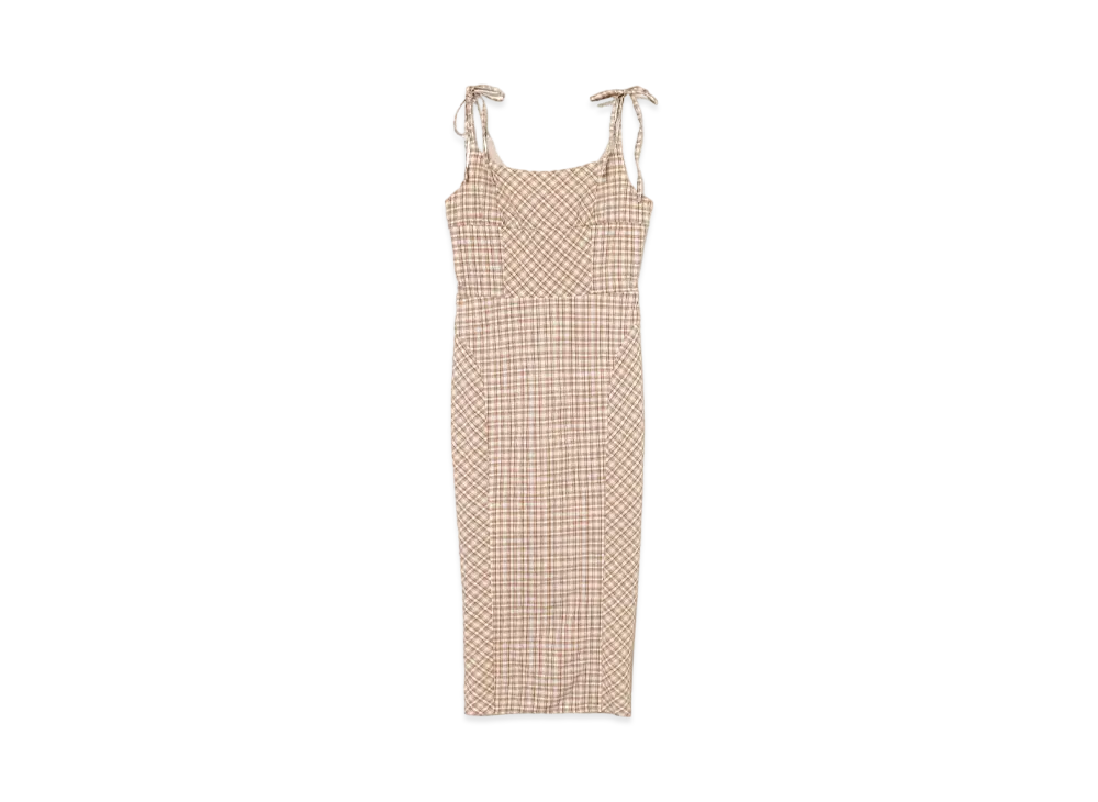 ANDMARY Hanna Check Dress "Beige"