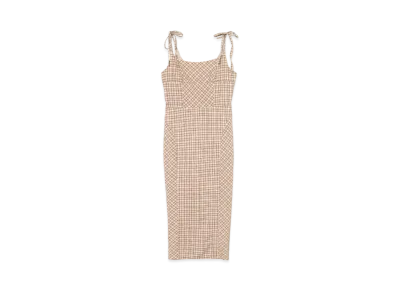 ANDMARY Hanna Check Dress "Beige"