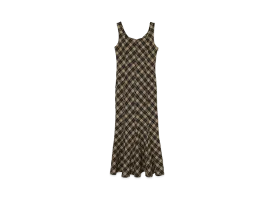 ANDMARY Alicia Check Dress "Beige"