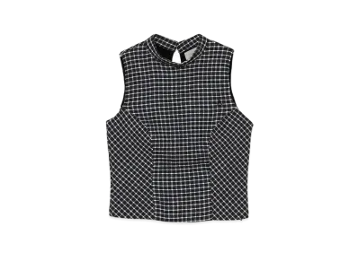 ANDMARY Natalie Check Tops "Black"