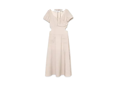 ANDMARY Sara Cachecoeur Dress "Beige"
