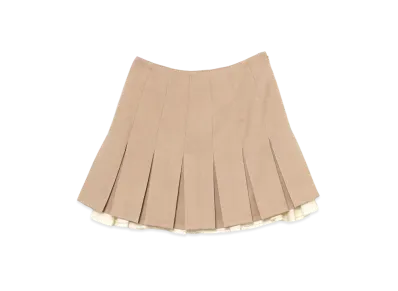 ANDMARY Fiola Chiffon Mini Skirt "Beige"