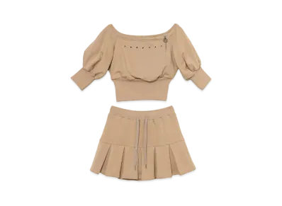 ANDMARY Dorothy Pleats Set Up "Beige"