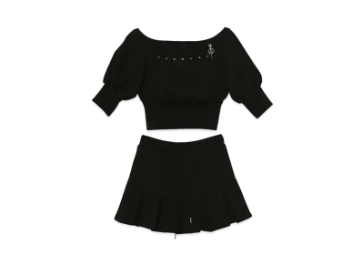 ANDMARY Dorothy Pleats Set Up "Black"