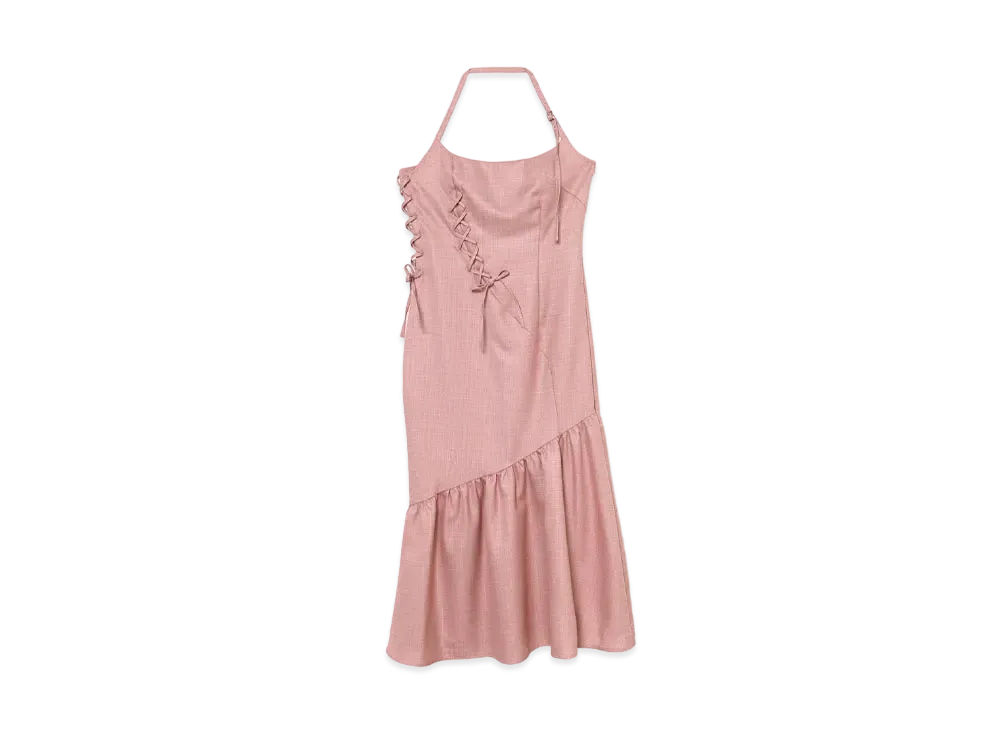 ANDMARY Lillian Ribbon Dress "Pink"