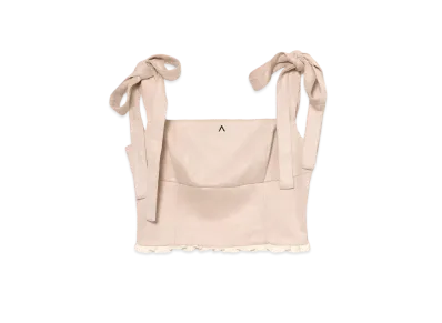ANDMARY Ava Ribbon Tops "Beige"