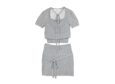 ANDMARY Tina Knit Set Up "Gray"