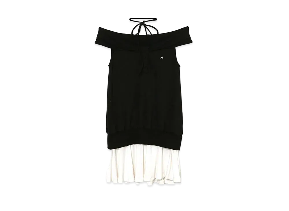 ANDMARY Amber Offshoulder Mini Dress "Black"