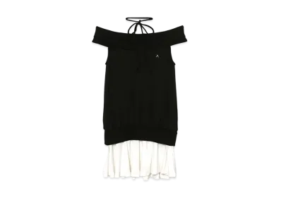 ANDMARY Amber Offshoulder Mini Dress "Black"
