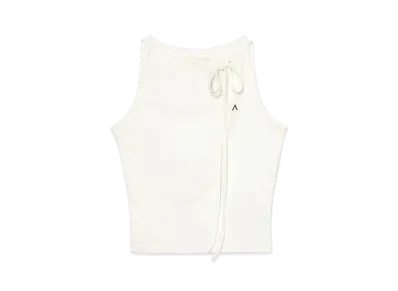 ANDMARY Ellie Ribbon Tops "White"