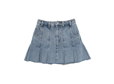 ANDMARY Amy Denim Mini Skirt "Blue"