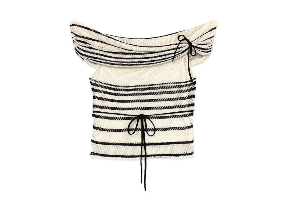 ANDMARY Connie Offshoulder Tops "Black"