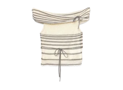 ANDMARY Connie Offshoulder Tops "Gray"