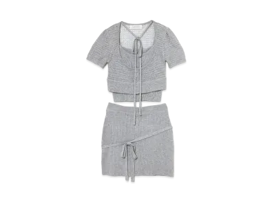 ANDMARY Tina Knit Set Up "Gray"