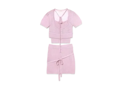 ANDMARY Tina Knit Set Up "Pink"
