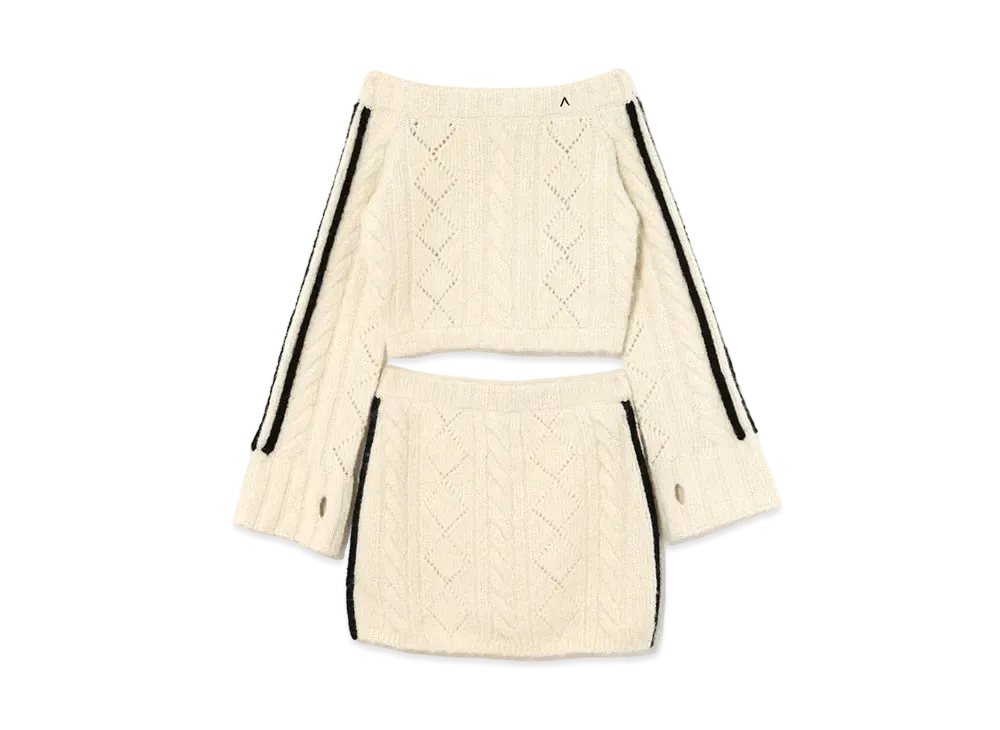 ANDMARY Rebecca Knit Set Up "Ivory"