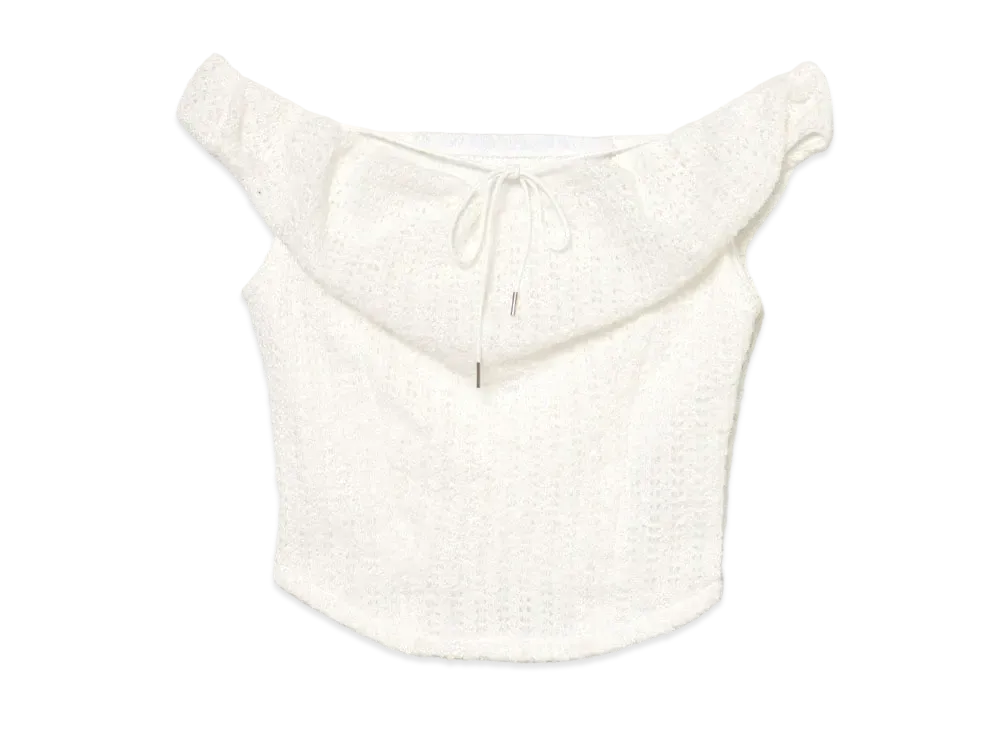ANDMARY Sophie Off Shoulder Tops "White"
