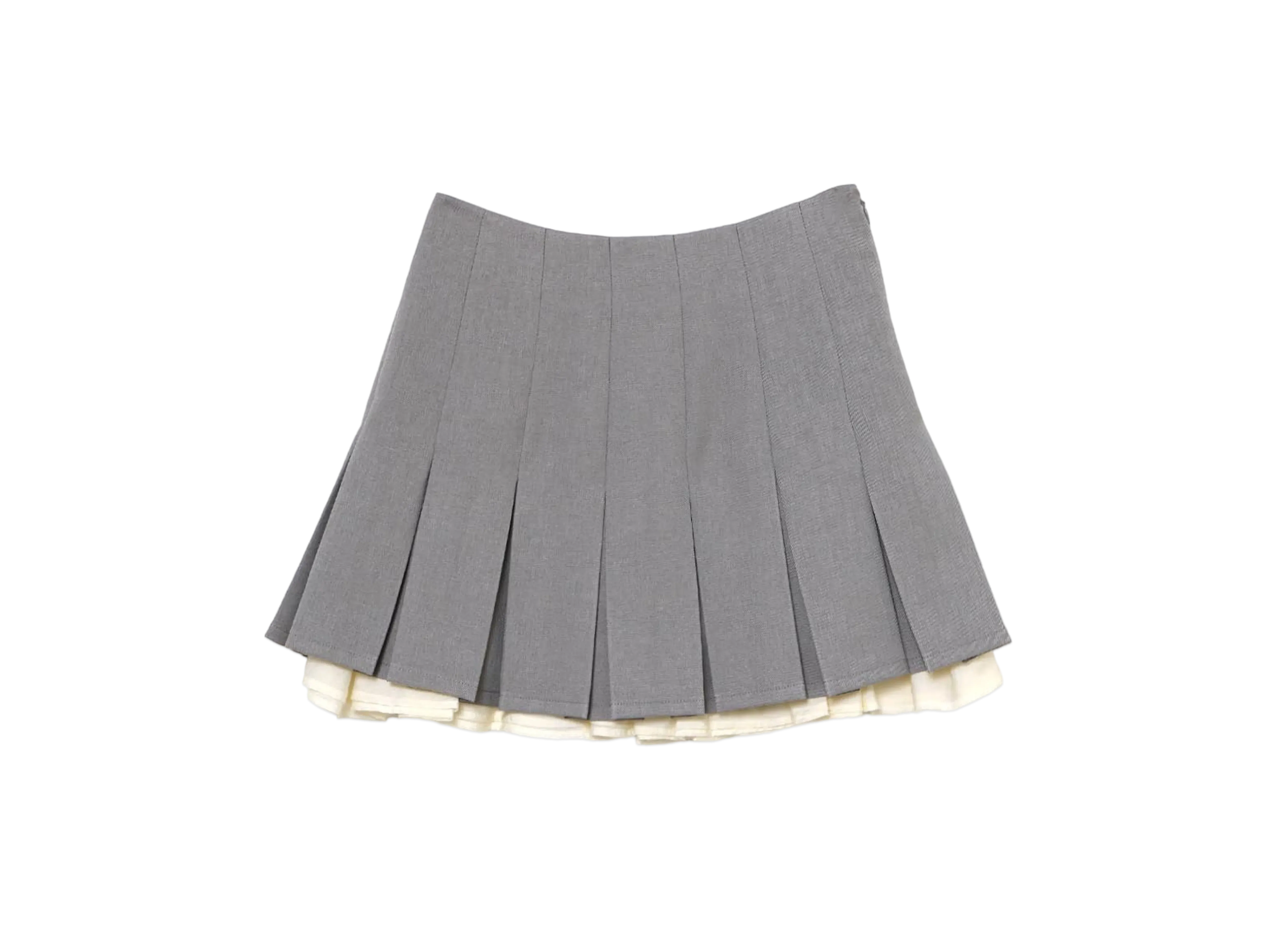 ANDMARY Fiola Chiffon Mini Skirt "Gray"