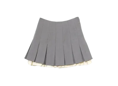 ANDMARY Fiola Chiffon Mini Skirt "Gray"