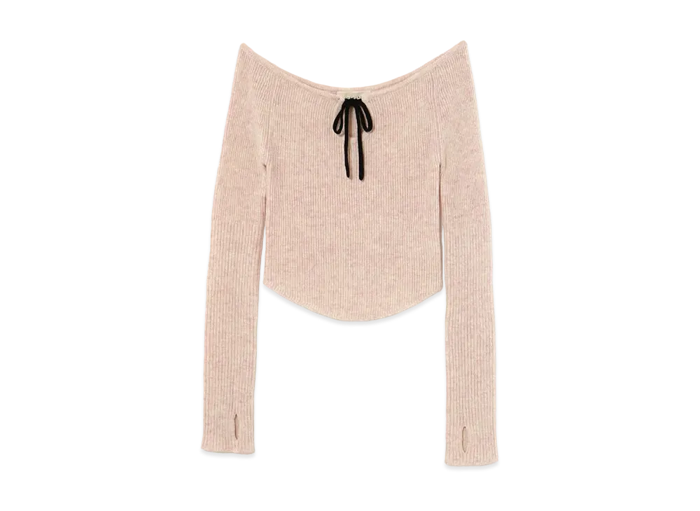 ANDMARY Sheena Knit Tops "Baby Pink"