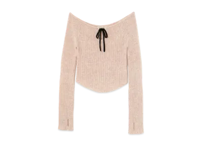 ANDMARY Sheena Knit Tops "Baby Pink"