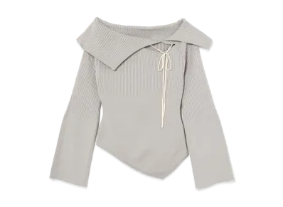 ANDMARY Amari Ribbon Tops "Gray"