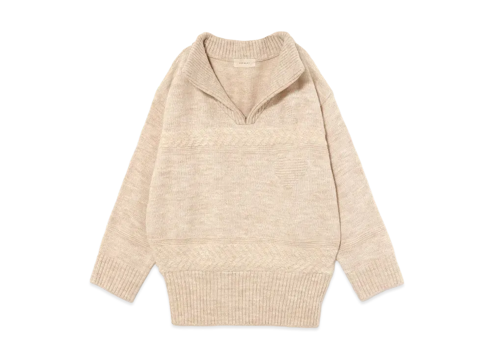 ANDMARY Nicola Girls Knit Tops "Beige"