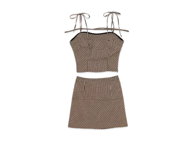 ANDMARY Rothy Check Set Up "Beige"