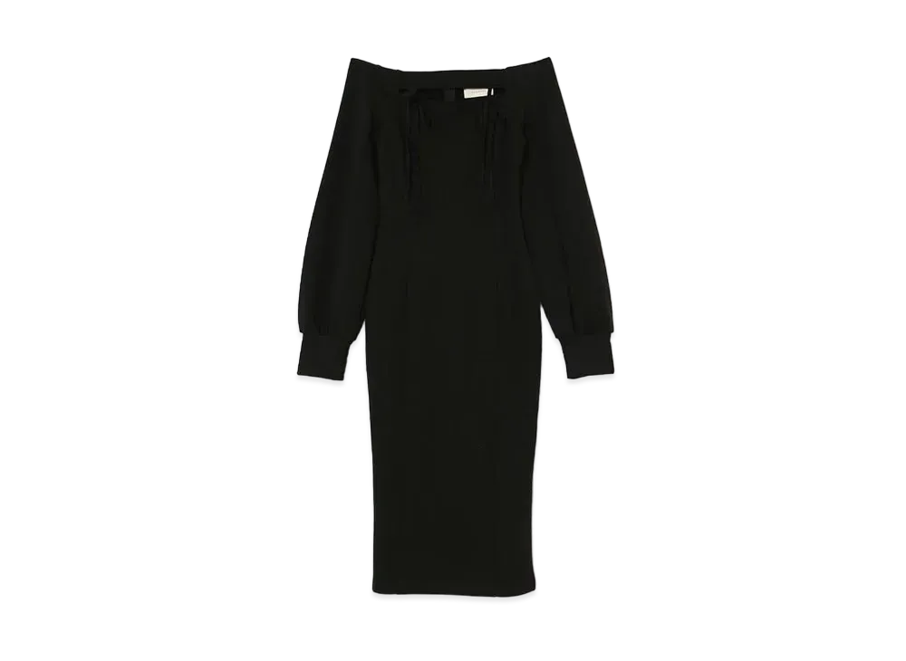 ANDMARY Bebe Ribbon Dress "Black"