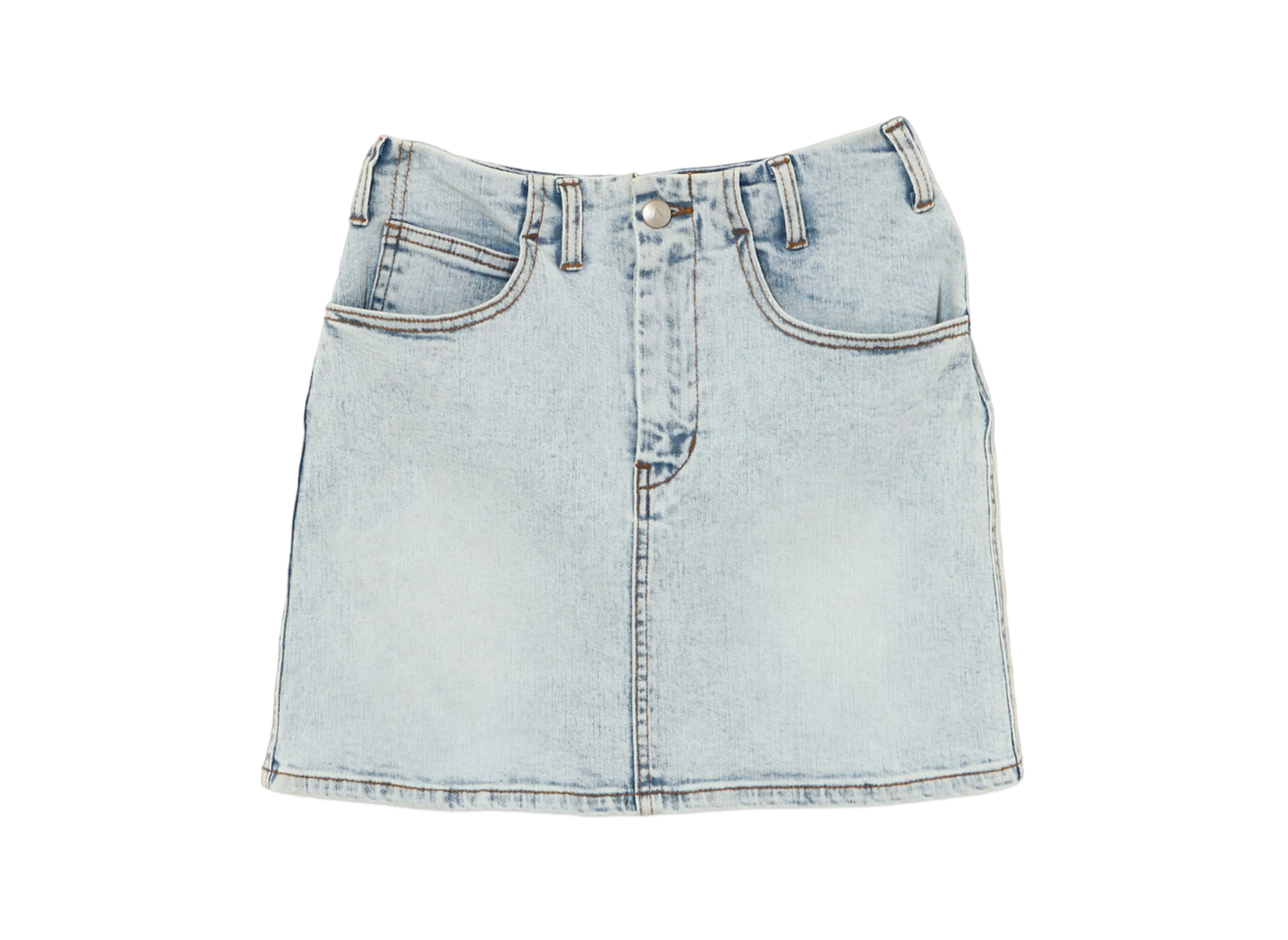 ANDMARY Heart Hip Denim Skirt 