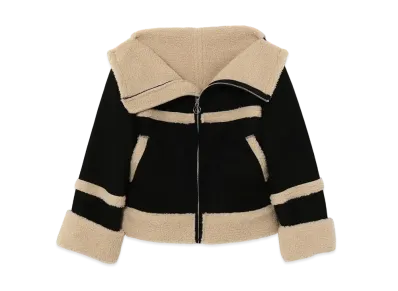 ANDMARY Gigi Mouton Jacket "Black"