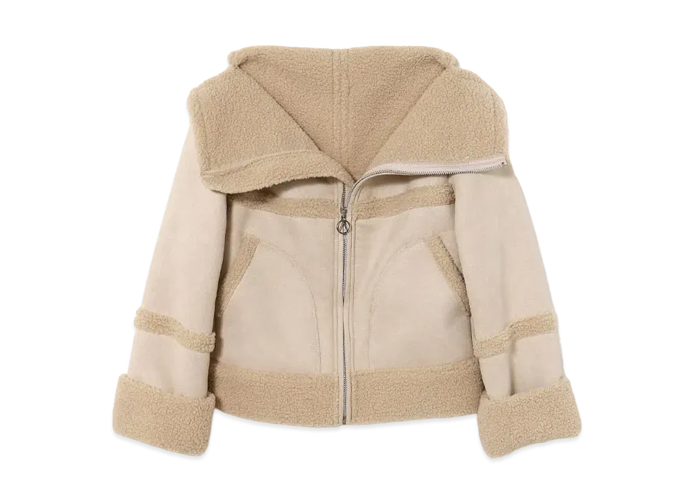 ANDMARY Gigi Mouton Jacket "Ivory"
