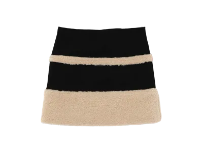 ANDMARY Gigi Mouton Skirt "Black"