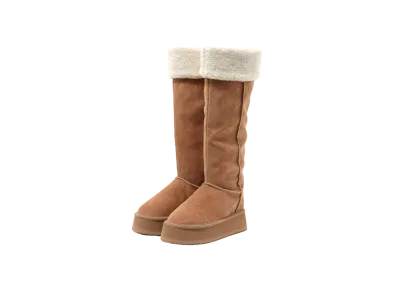 ANDMARY Gigi Mouton Boots "Beige"