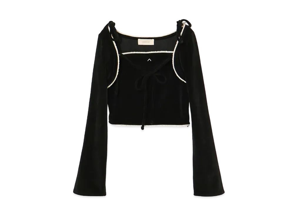 ANDANDMARY Mary Mila cardigan set "Black"
