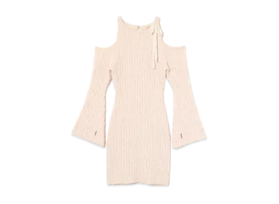 ANDANDMARY Mary Nora knit mini dress "Baby Pink"