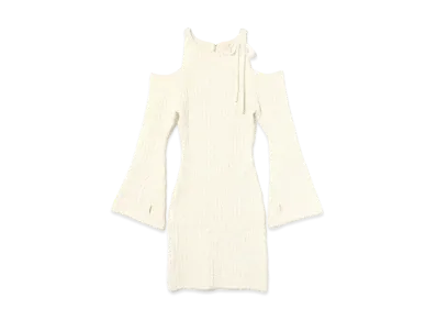 ANDANDMARY Mary Nora knit mini dress "Ivory"