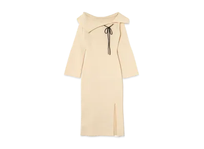 ANDANDMARY Mary Amari ribbon dress "Ivory"