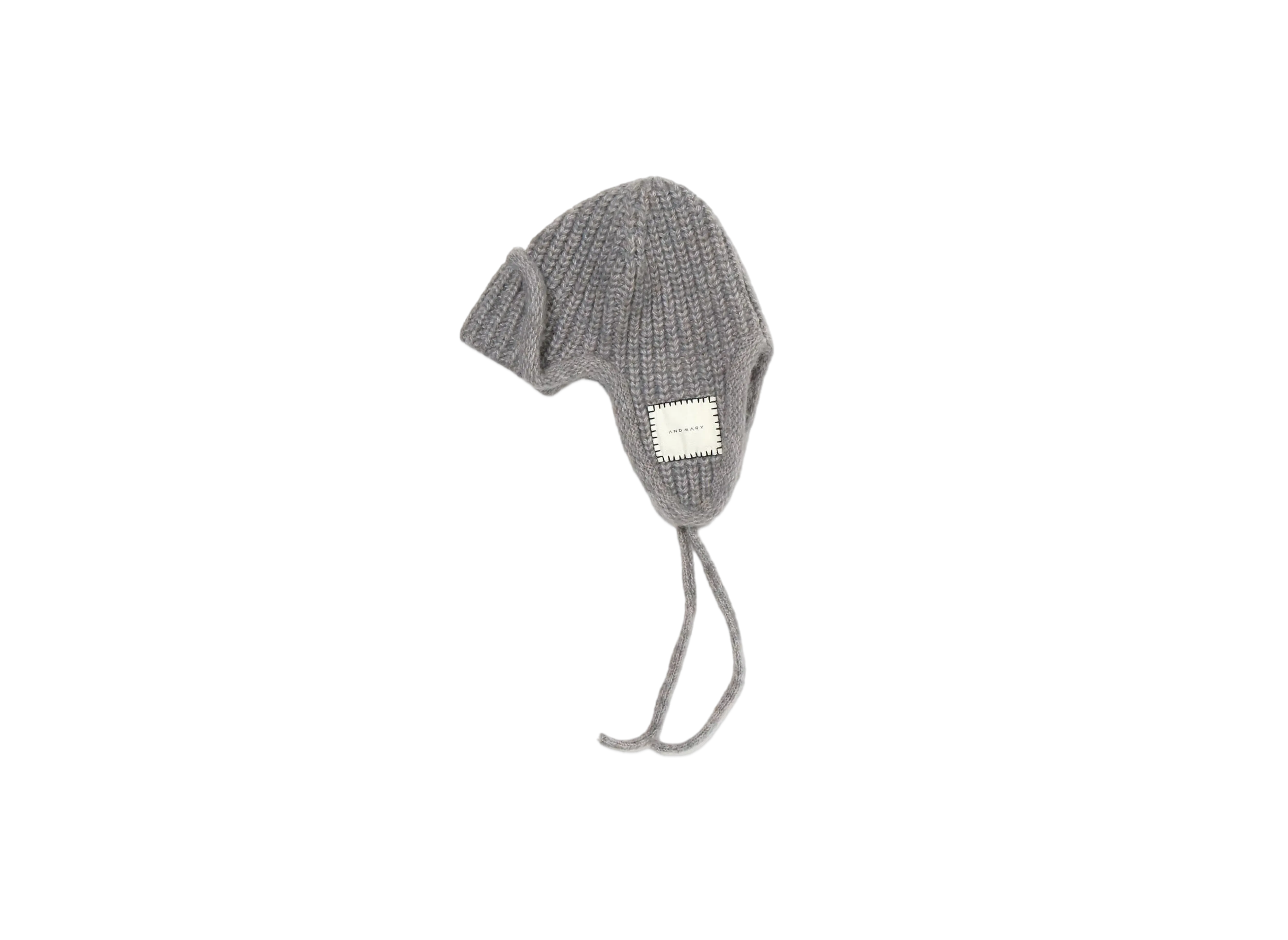 ANDANDMARY Mary Baby knit babushka "Gray"