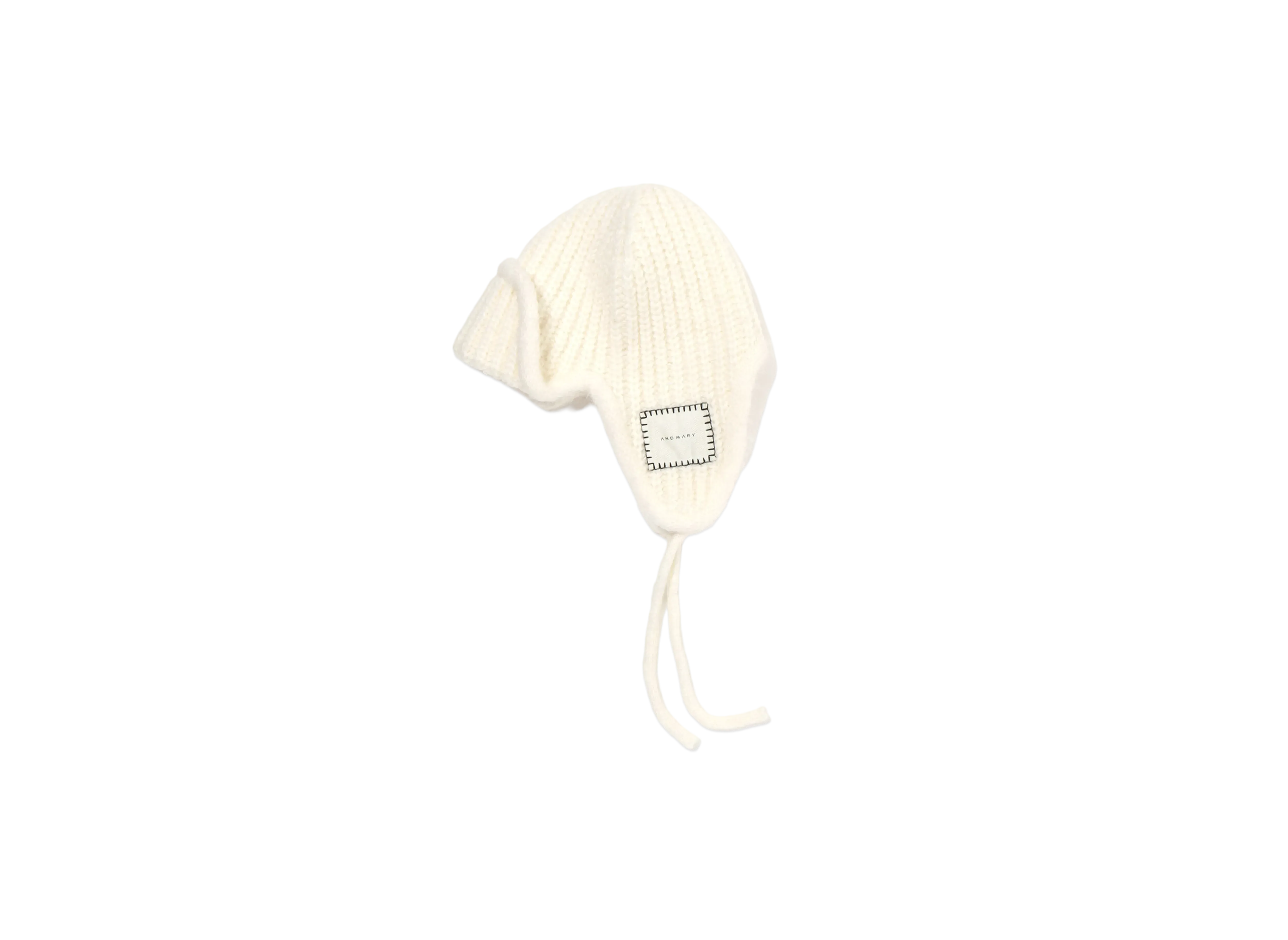 ANDANDMARY Mary Baby knit babushka "Ivory"