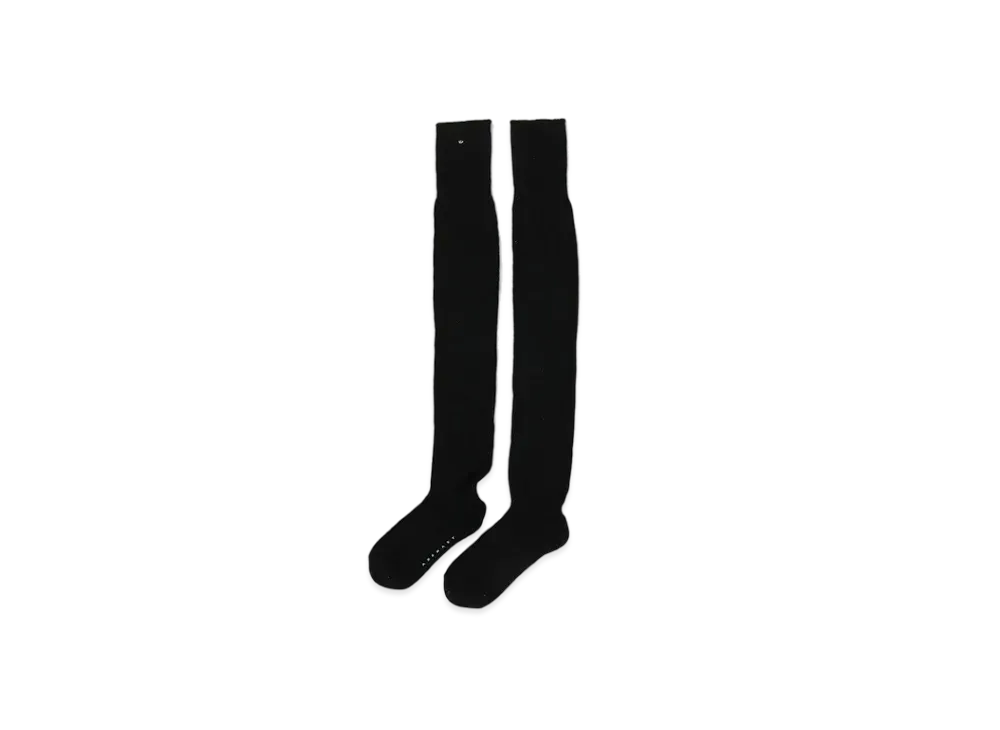 ANDANDMARY Mary Baby knit knee high sox "Black"