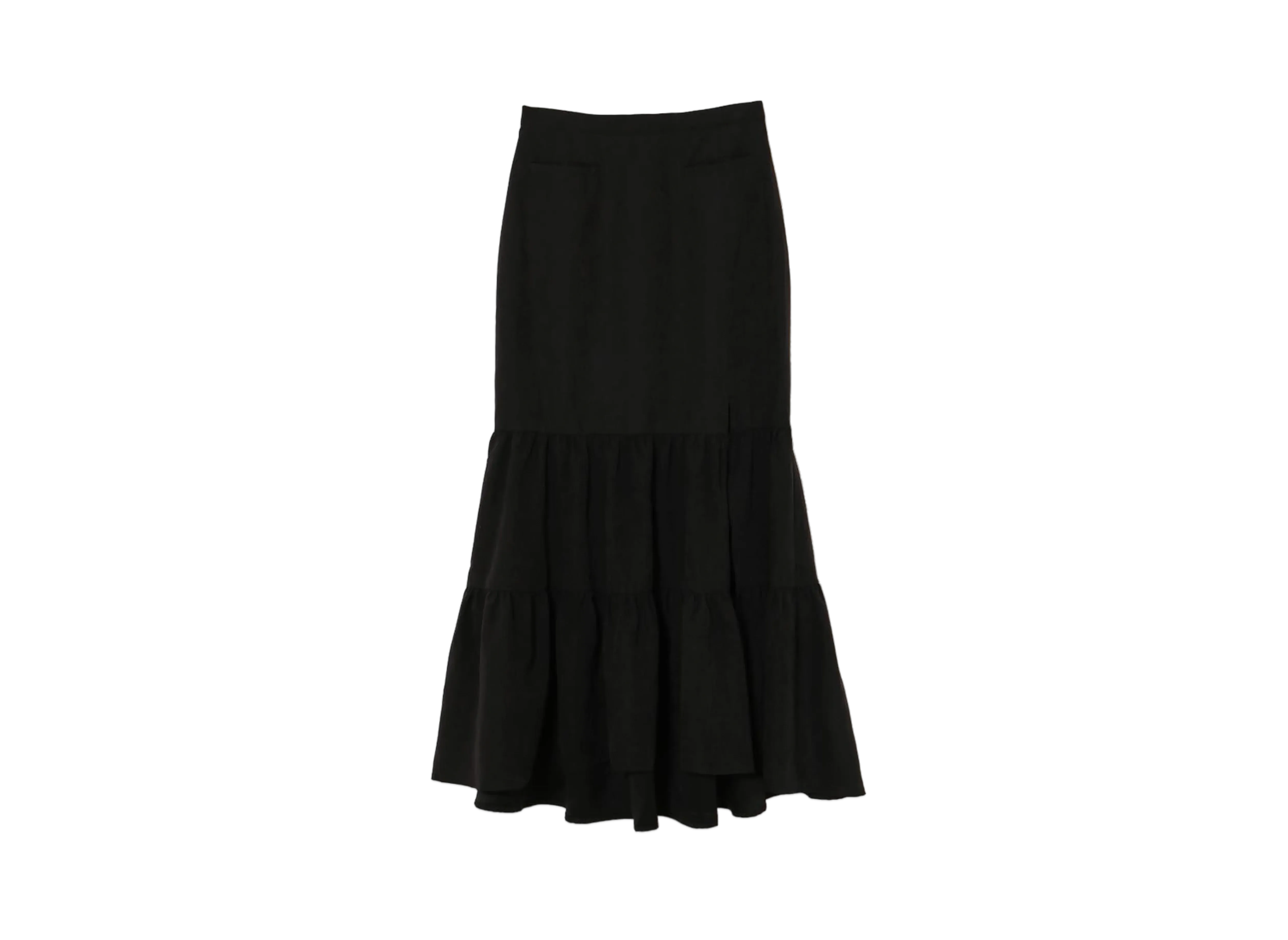 ANDANDMARY Kiera Tiered Skirt "Black"