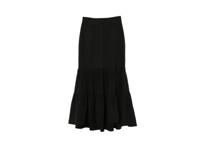 ANDANDMARY Kiera Tiered Skirt "Black"